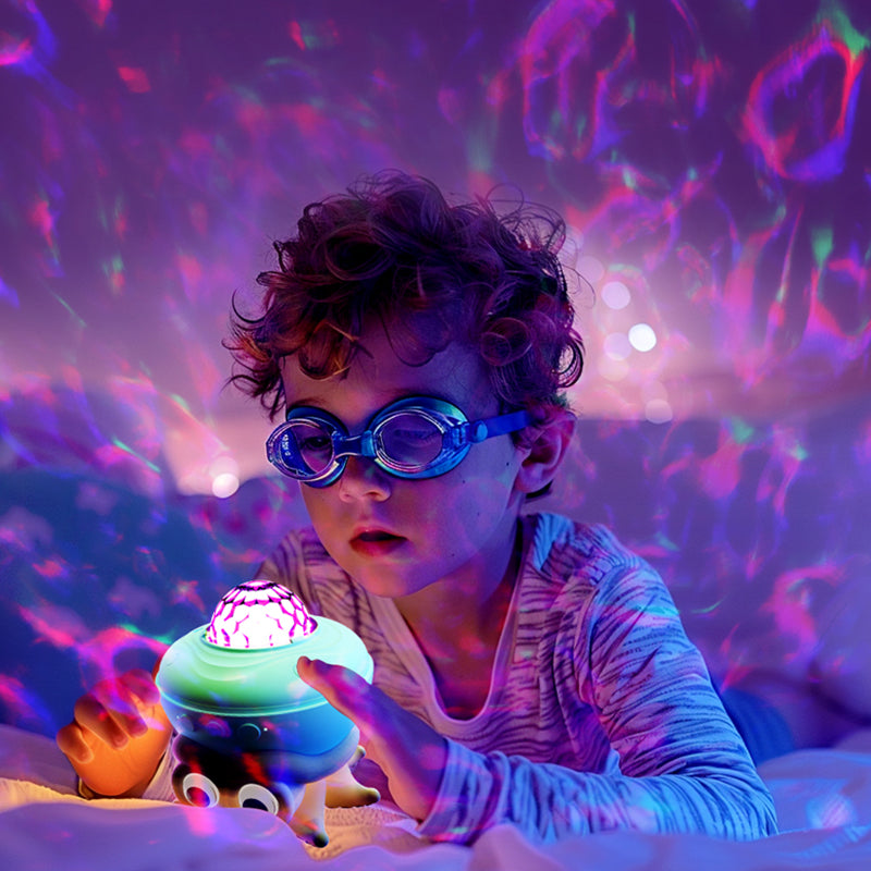 Ocean Octopus Projector Lamp — Bluetooth & 8 Color Wave Modes