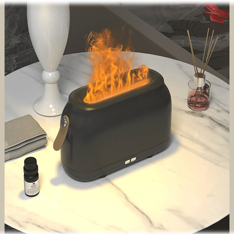 Flame Aroma Diffuser — LED Humidifier Night Light