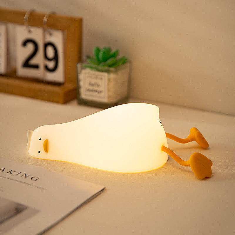 Cute Bunny Night Light — Touch Sensor Silicone Lamp