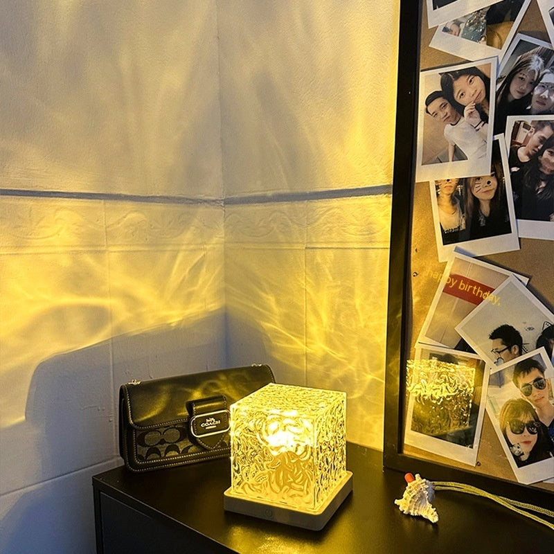 Crystal Water Ripple Lamp — 16 Colors RGB Night Light